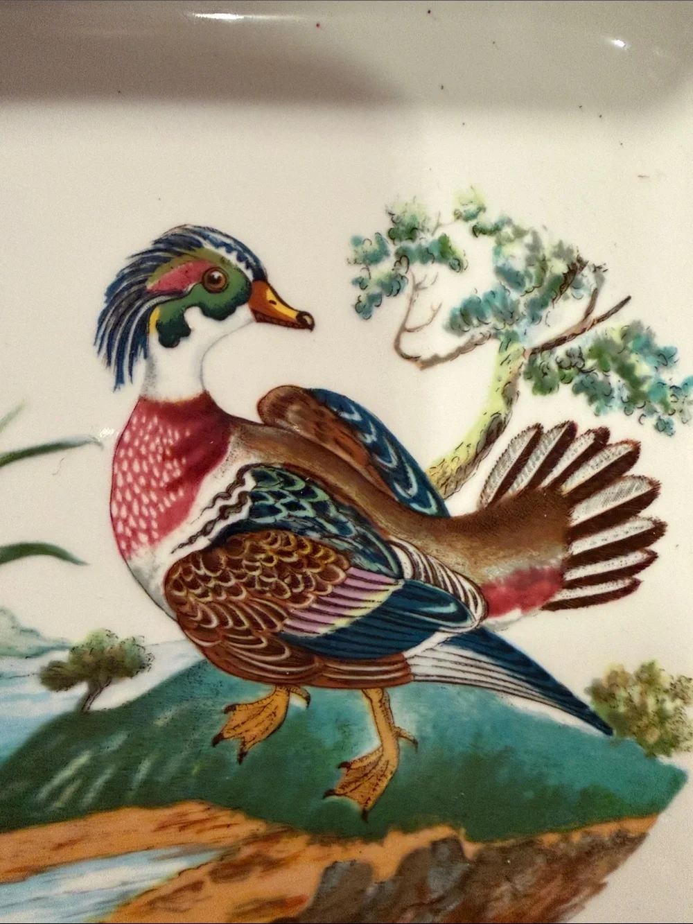 Portmeirion Birds of Britain Wood Duck Baking Dish